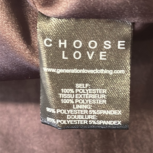 Generation Love Colleen Satin moto lightweight black jacket.  Size L.  EUC - Picture 5 of 5